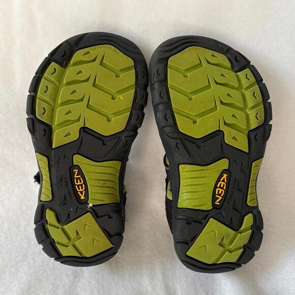 Keen Newport Waterproof Sandals Size 12 Black Lime Green - Picture 5 of 8